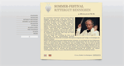 Desktop Screenshot of bennigsenfestival.de