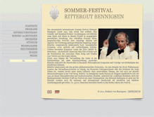 Tablet Screenshot of bennigsenfestival.de